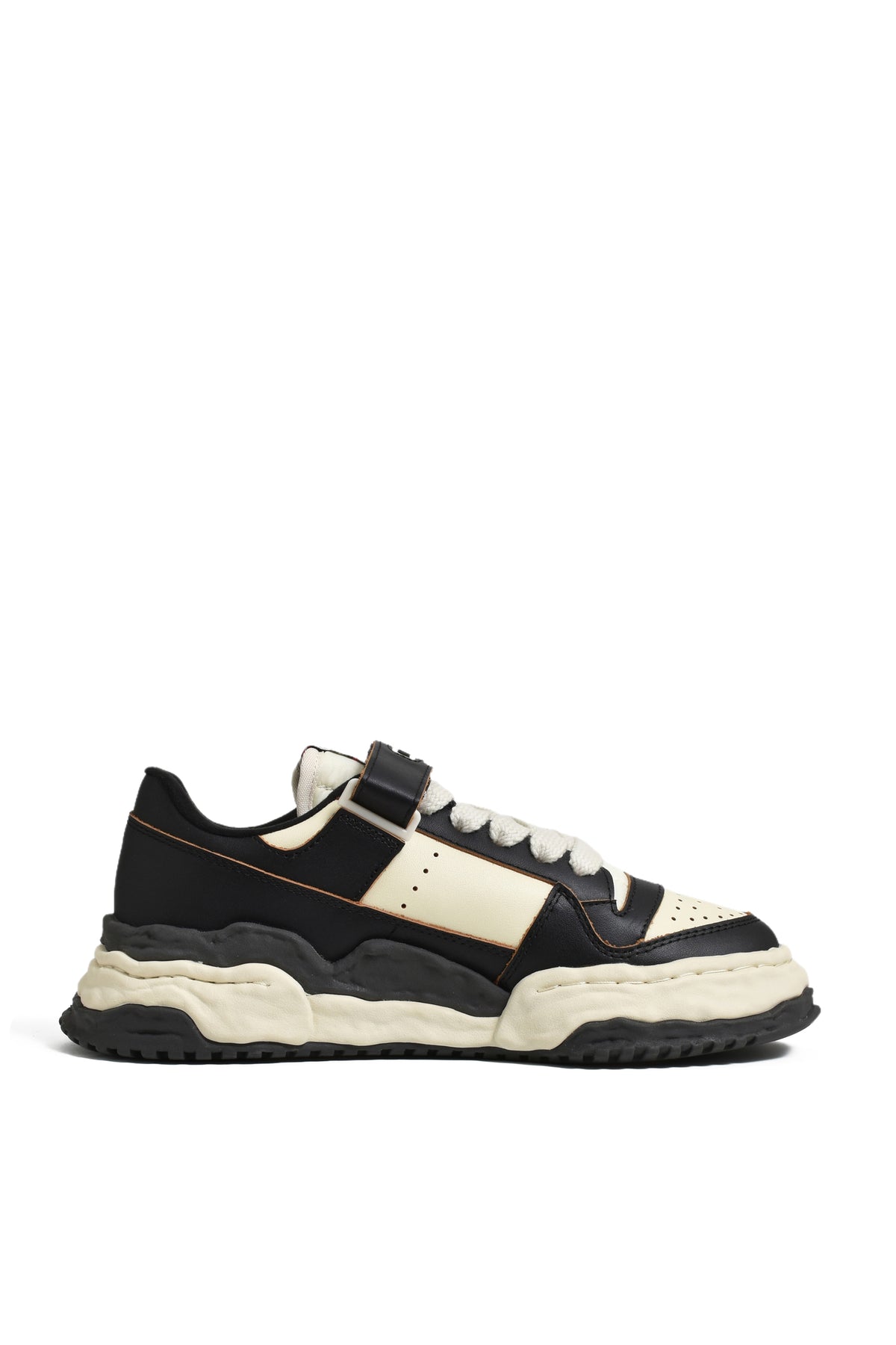 KEITH LOW LEATHER / BLK WHT