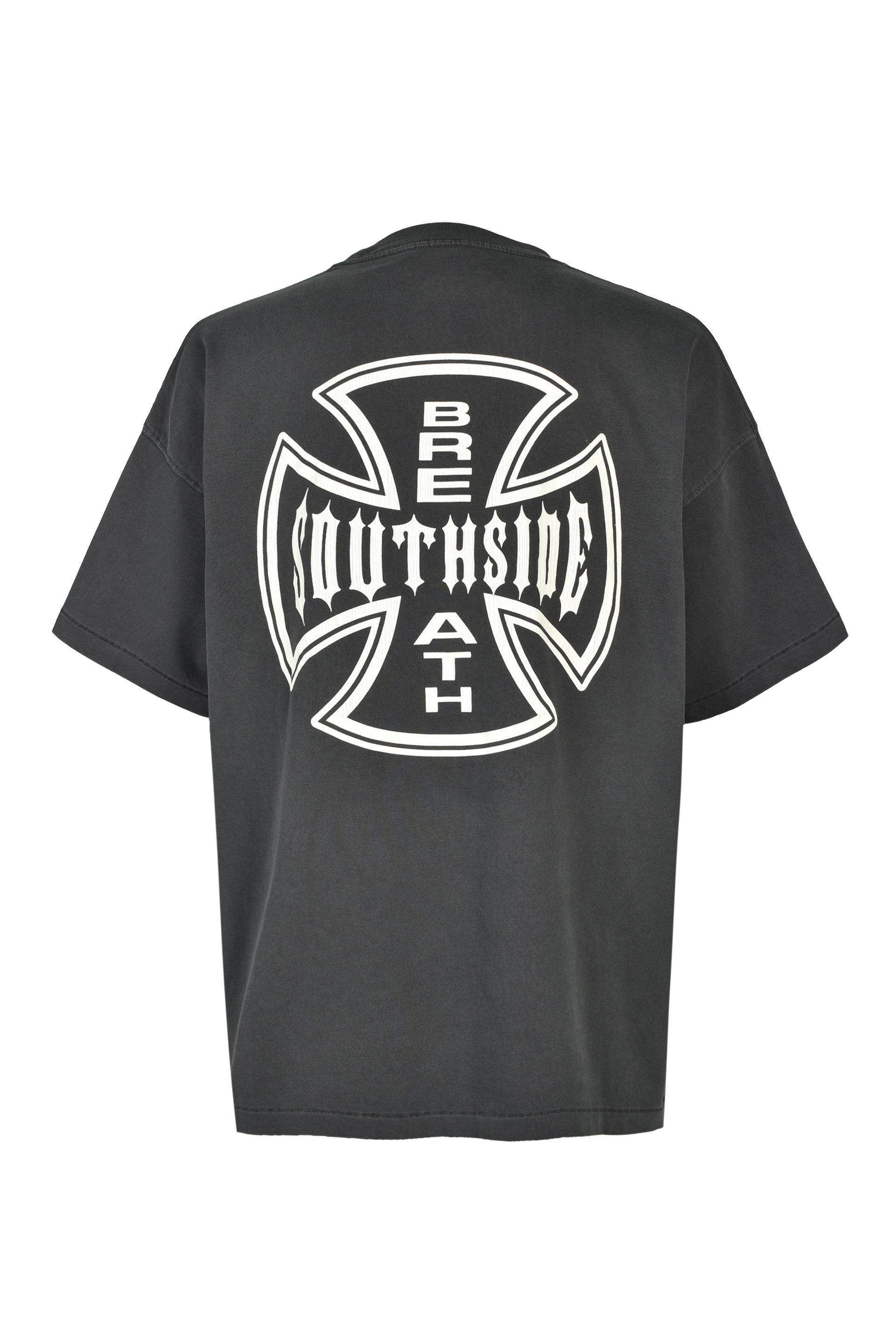 SOUTHSIDE CROSS TEE / BLK