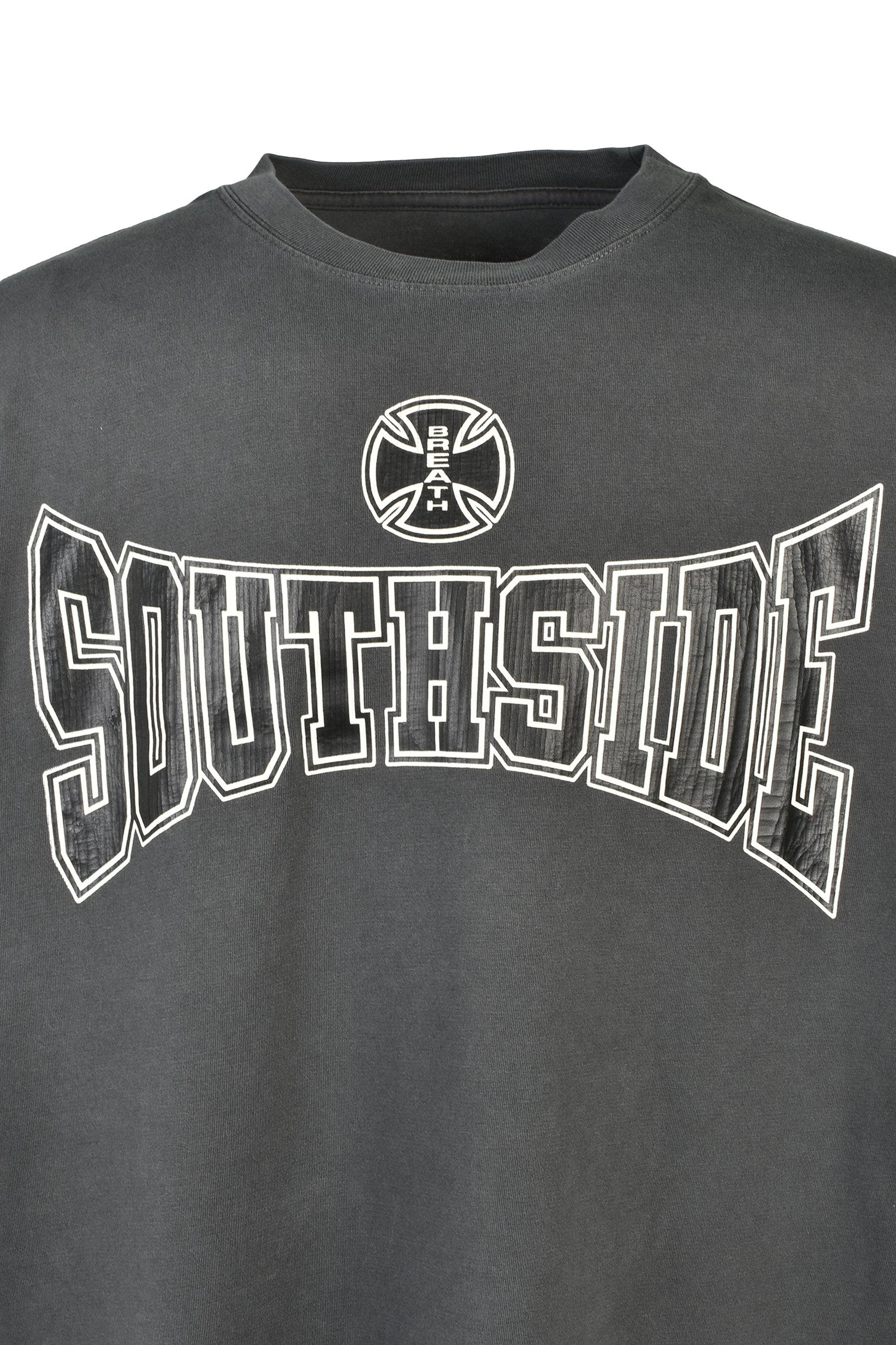 SOUTHSIDE CROSS TEE / BLK