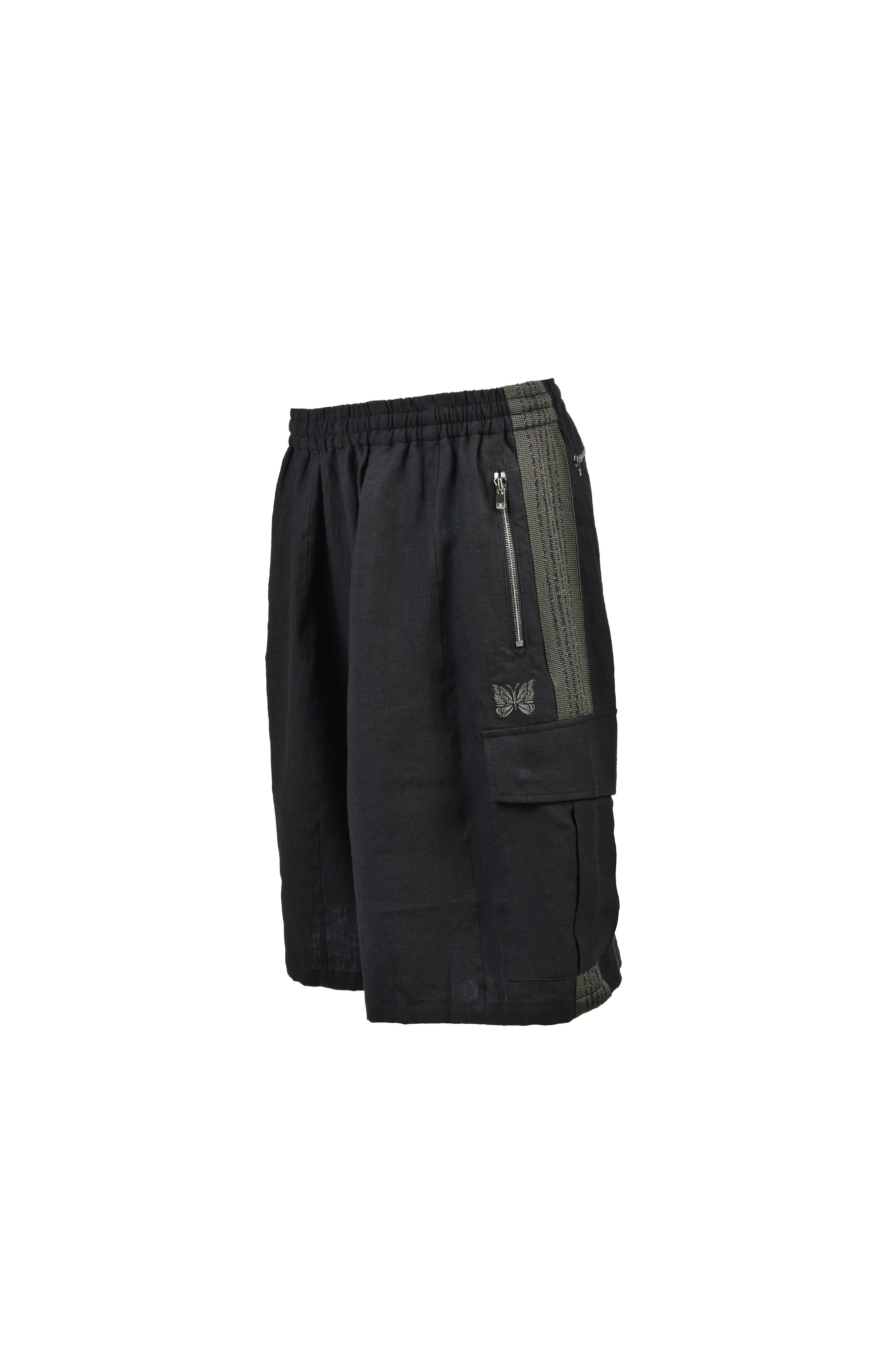 H.D. TRACK SHORT - BDU / COTTON LINEN ( 20TH EXCLUSIVE) / BLK
