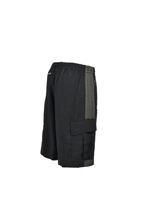H.D. TRACK SHORT - BDU / COTTON LINEN ( 20TH EXCLUSIVE) / BLK