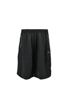 H.D. TRACK SHORT - BDU / COTTON LINEN ( 20TH EXCLUSIVE) / BLK