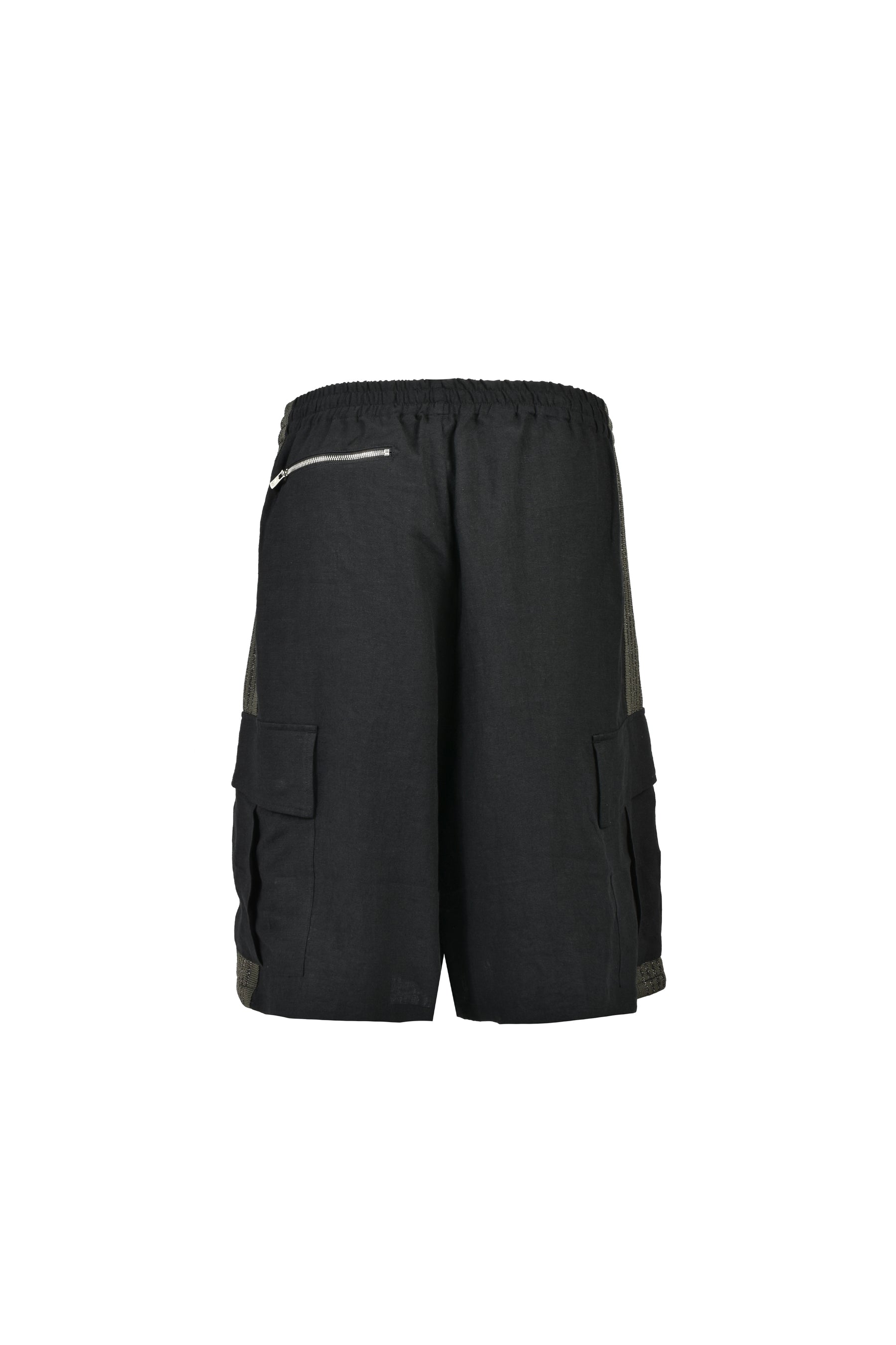 H.D. TRACK SHORT - BDU / COTTON LINEN ( 20TH EXCLUSIVE) / BLK