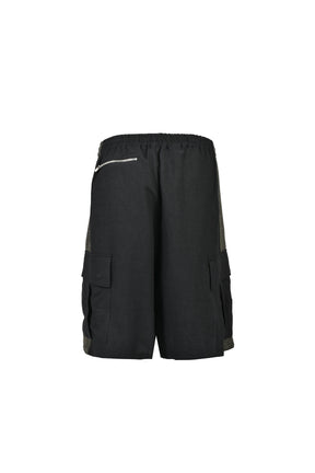 H.D. TRACK SHORT - BDU / COTTON LINEN ( 20TH EXCLUSIVE) / BLK