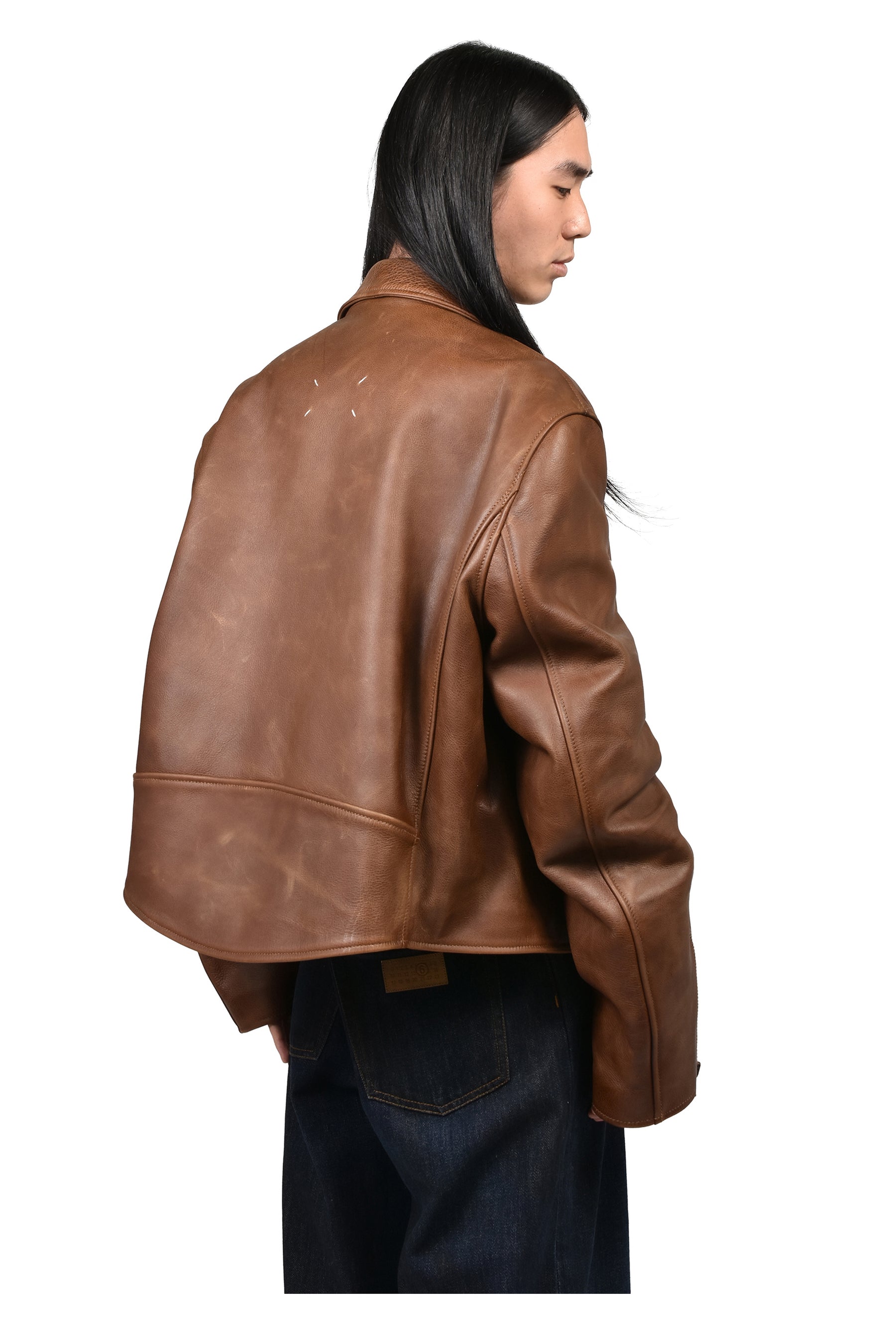 Maison Margiela メゾン マルジェラ FW26 BIKER LEATHER JACKET