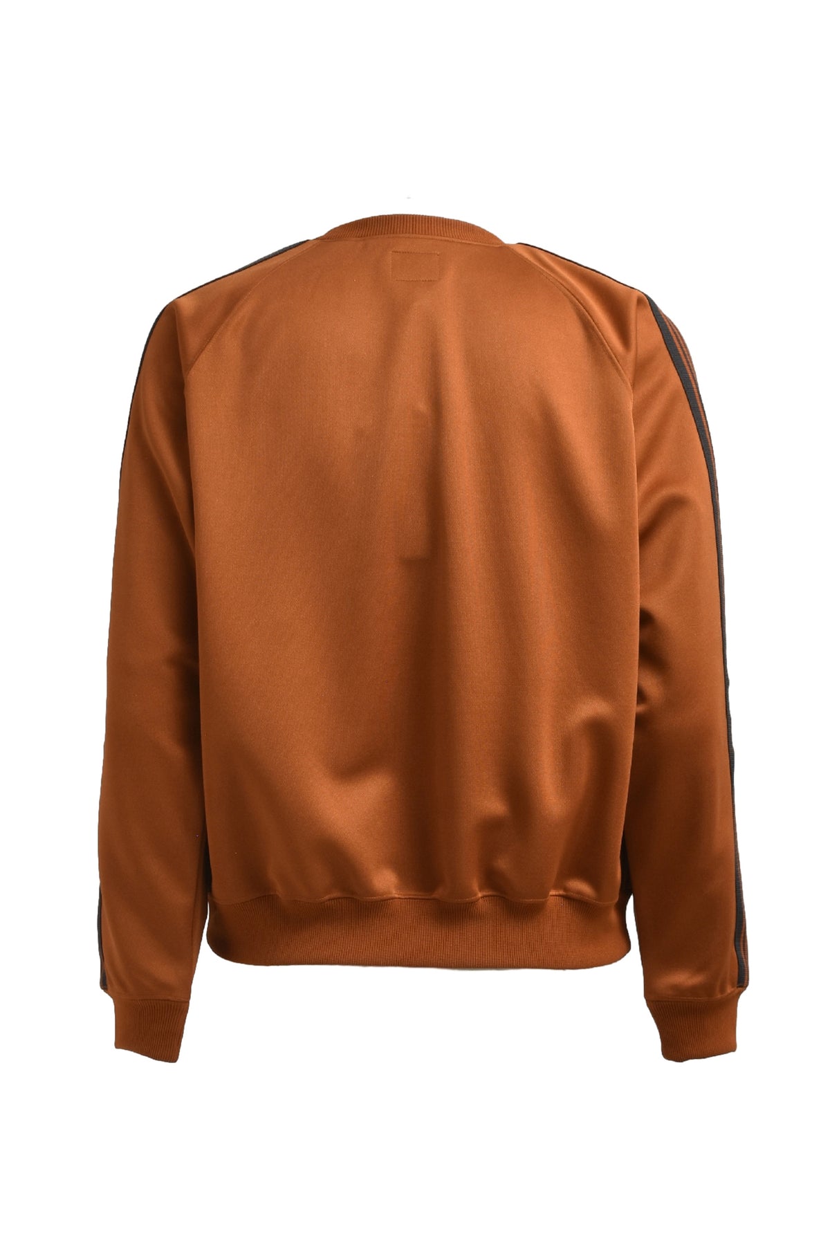 TRACK CREW NECK SHIRT - POLY SMOOTH / RUST