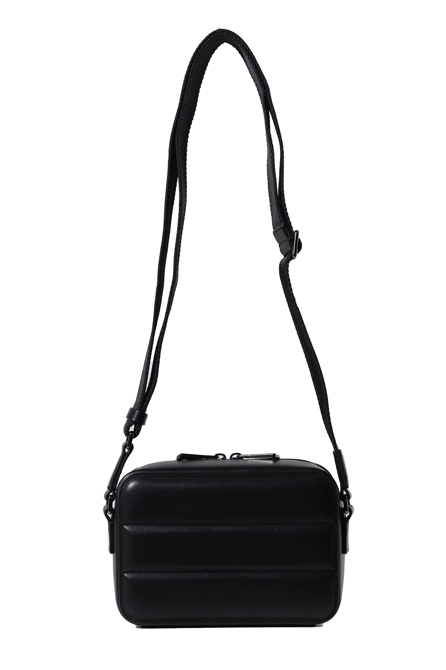 HORIZONTAL CROSS BODY BAG / BLK (999)