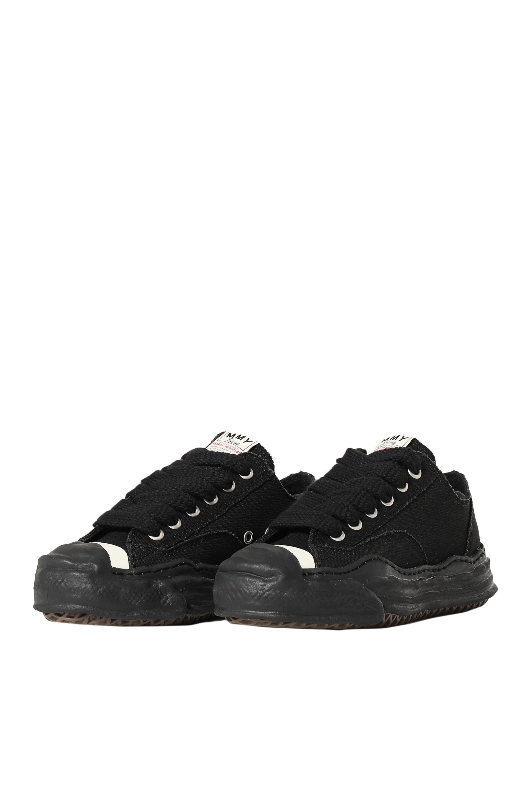 Maison MIHARA YASUHIRO SS23 HANK LOW CANVAS / BLK/BLK -NUBIAN