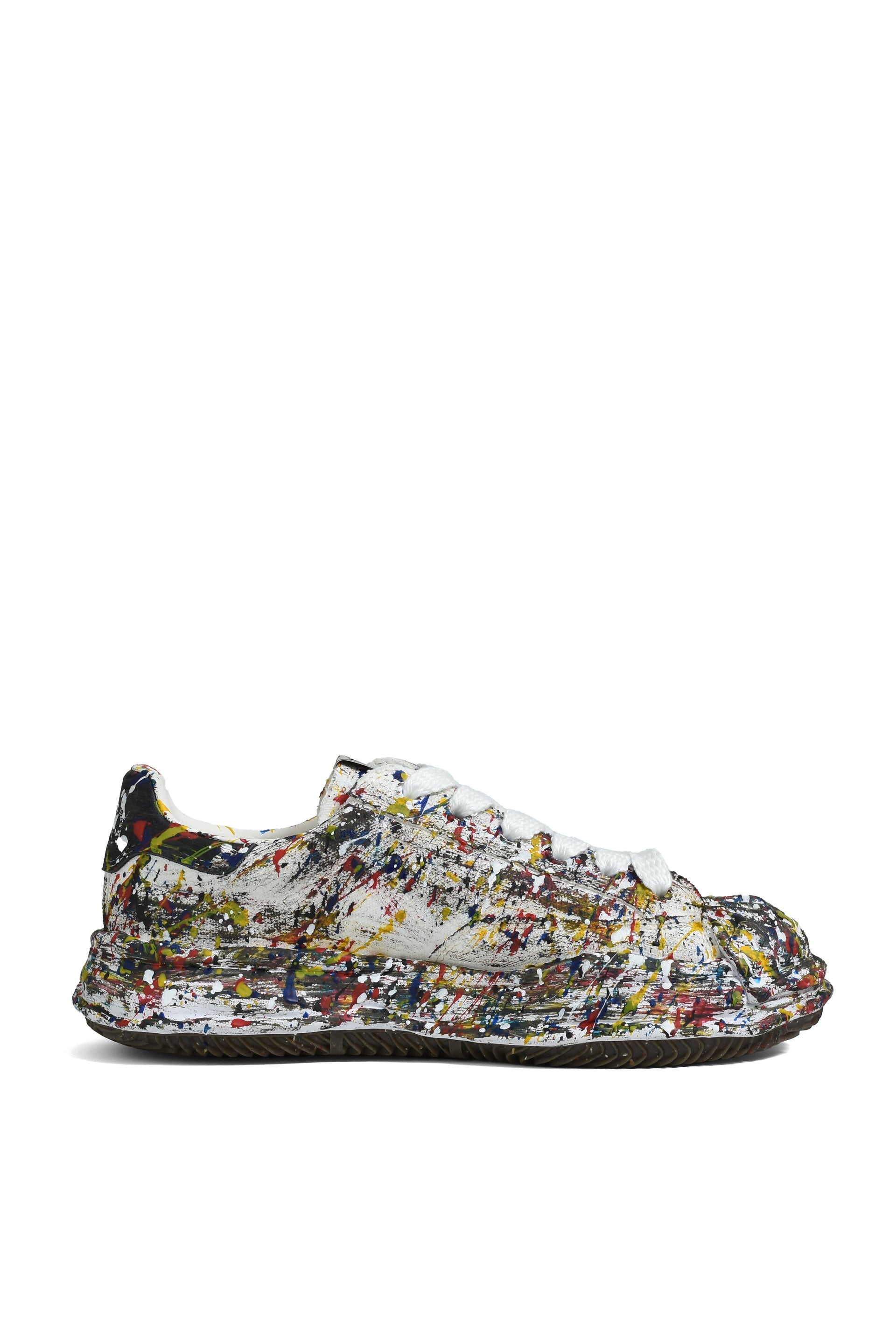 Maison MIHARA YASUHIRO BLAKEY LOW CANVAS MULTI / WHT