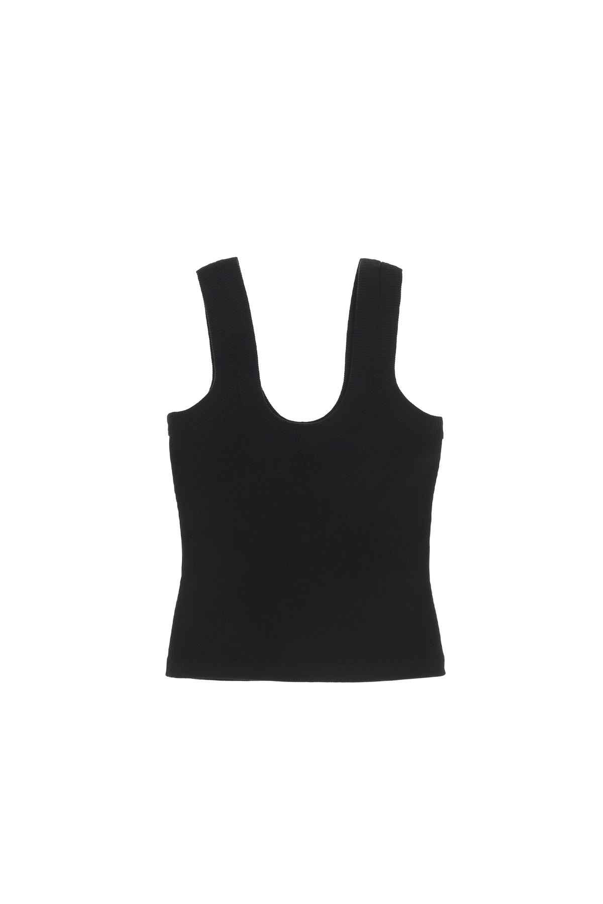 TANK TOP WITH EMBOSSED LOGO / BLK