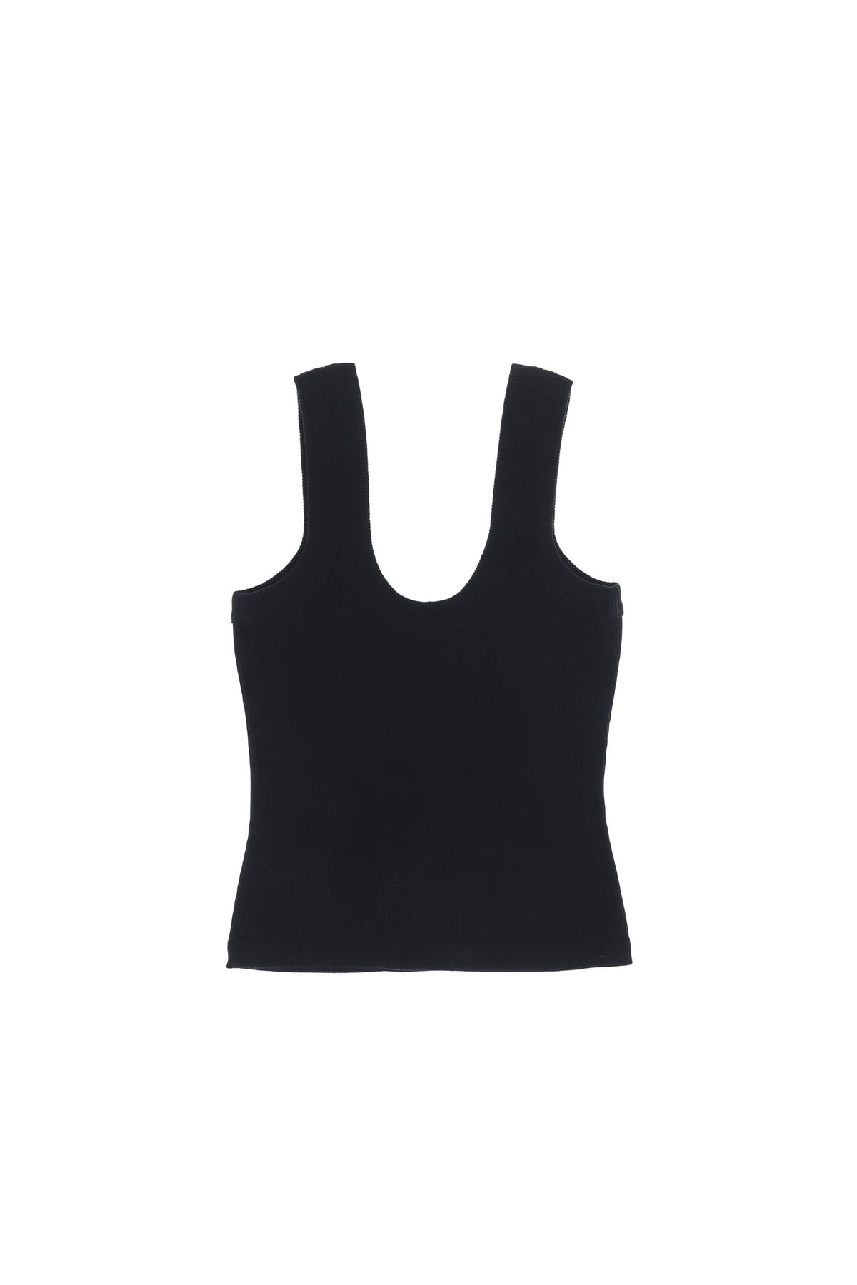 TANK TOP WITH EMBOSSED LOGO / BLK