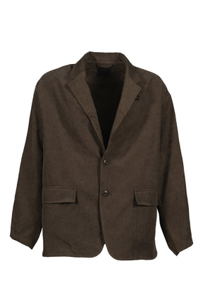 TECH LOOSE 2B JACKET CORDUROY / BRW KHA