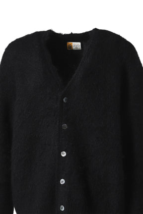 MOHAIR CARDIGAN / BLK