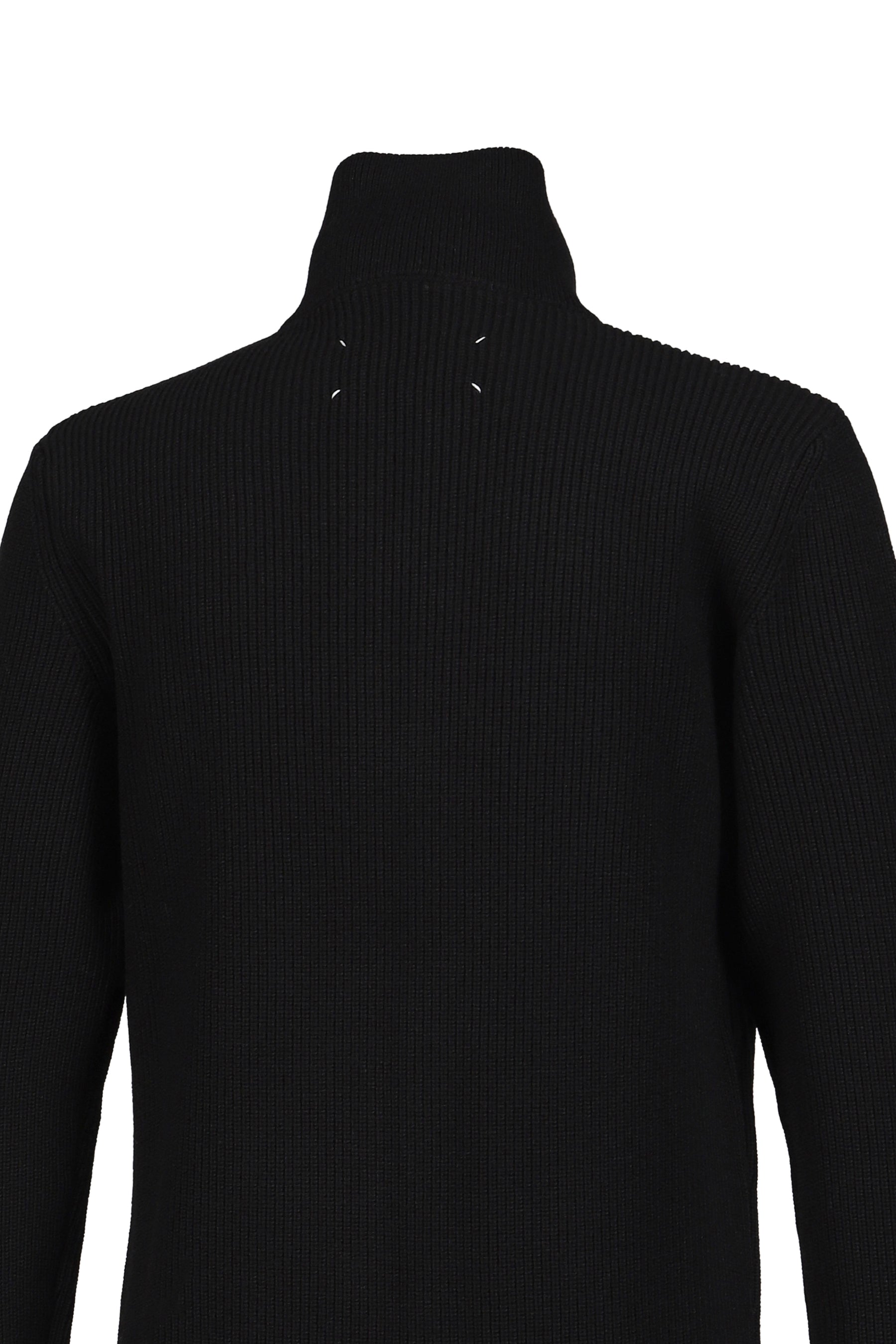 ZIP UP CARDIGAN / BLK
