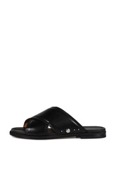 TABI NUMBERS CROSSED SANDAL / BLK