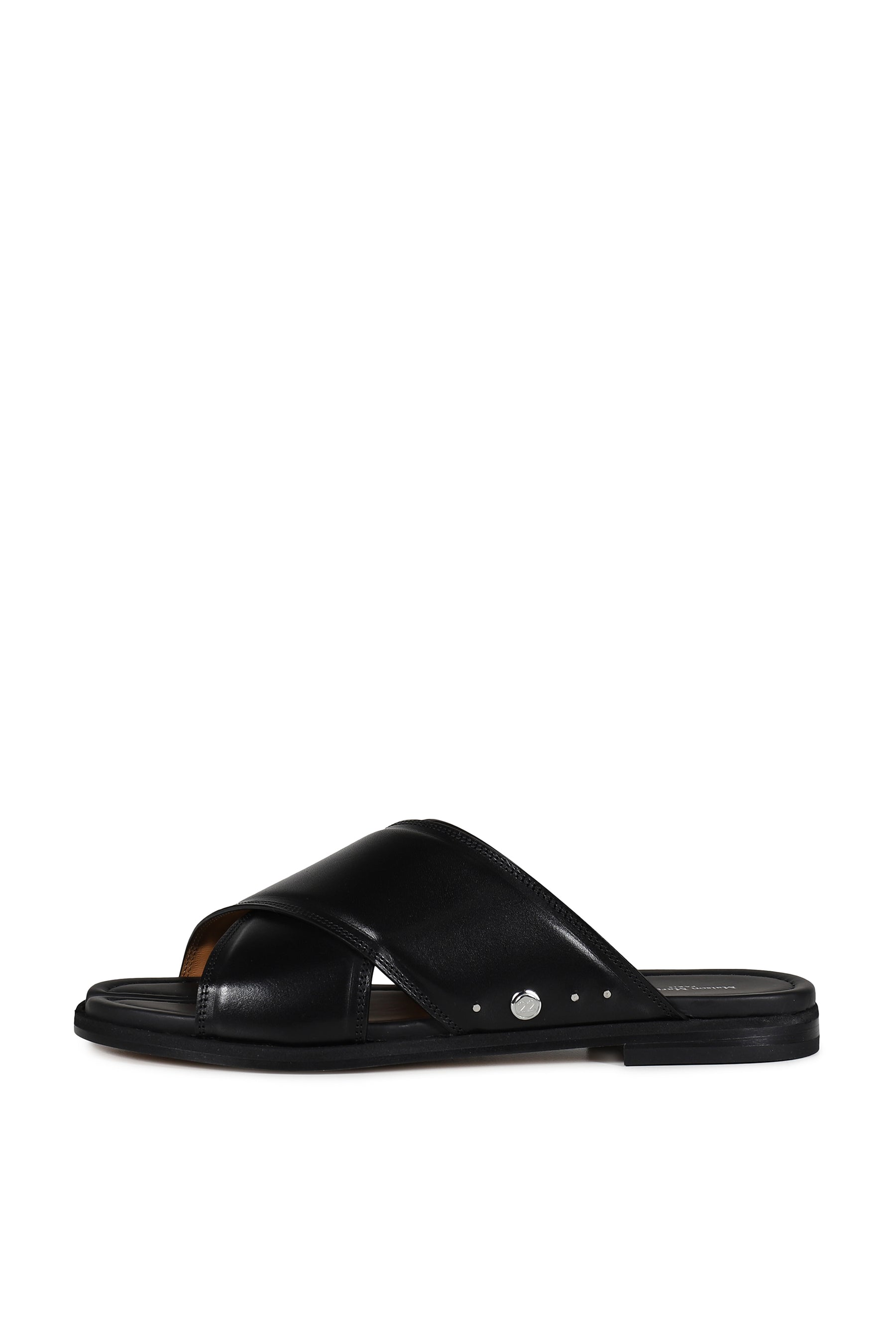 TABI NUMBERS CROSSED SANDAL / BLK