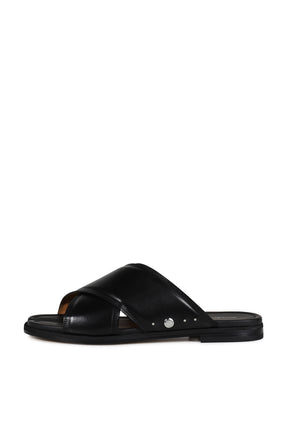 TABI NUMBERS CROSSED SANDAL / BLK