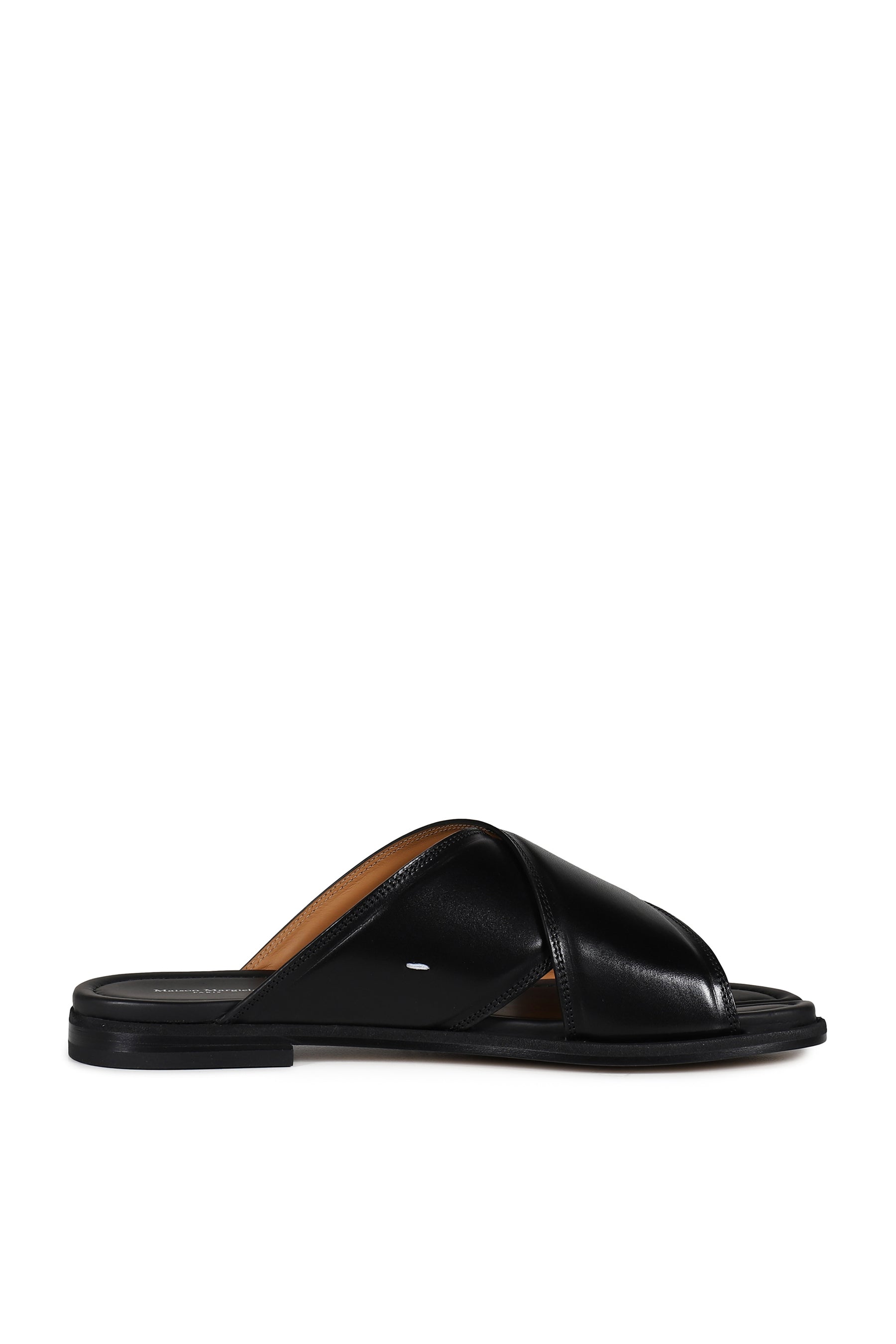 TABI NUMBERS CROSSED SANDAL / BLK