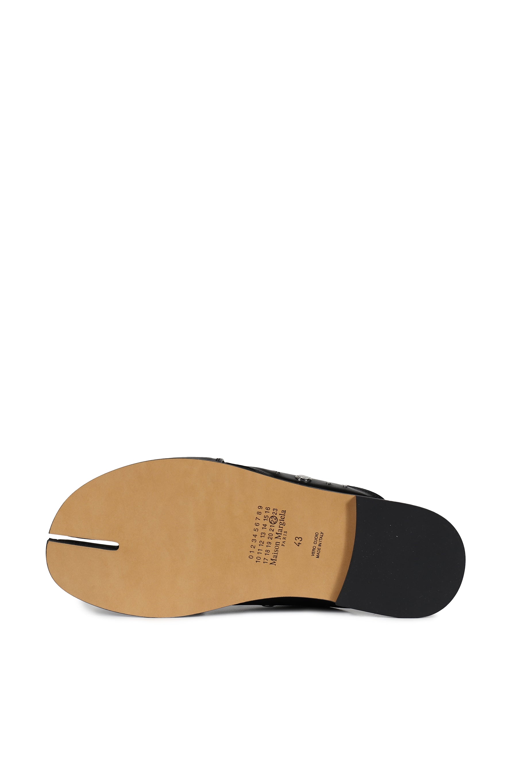 TABI NUMBERS CROSSED SANDAL / BLK