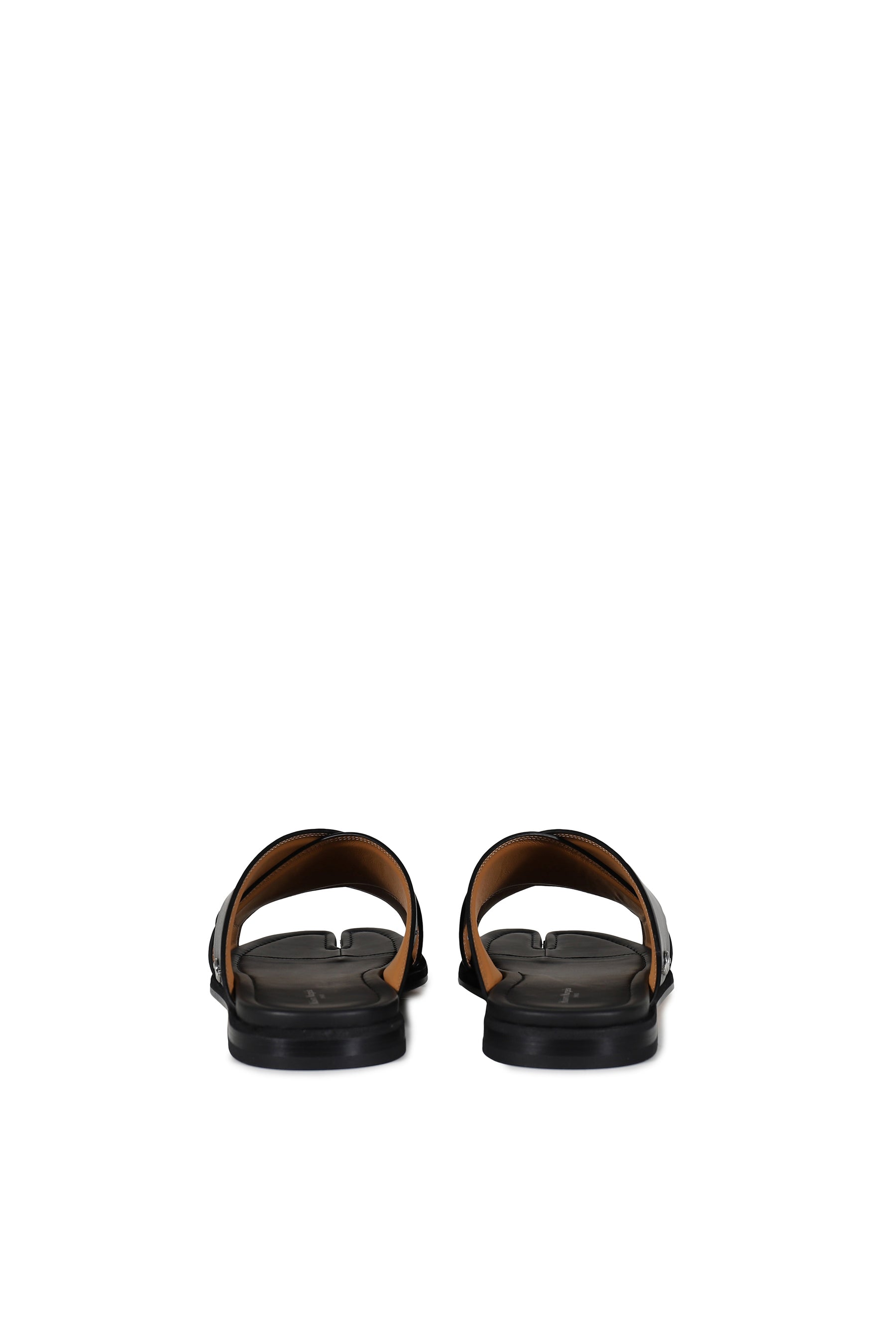 TABI NUMBERS CROSSED SANDAL / BLK