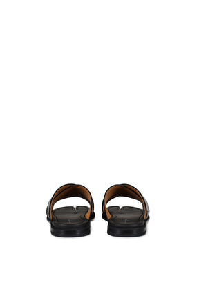TABI NUMBERS CROSSED SANDAL / BLK