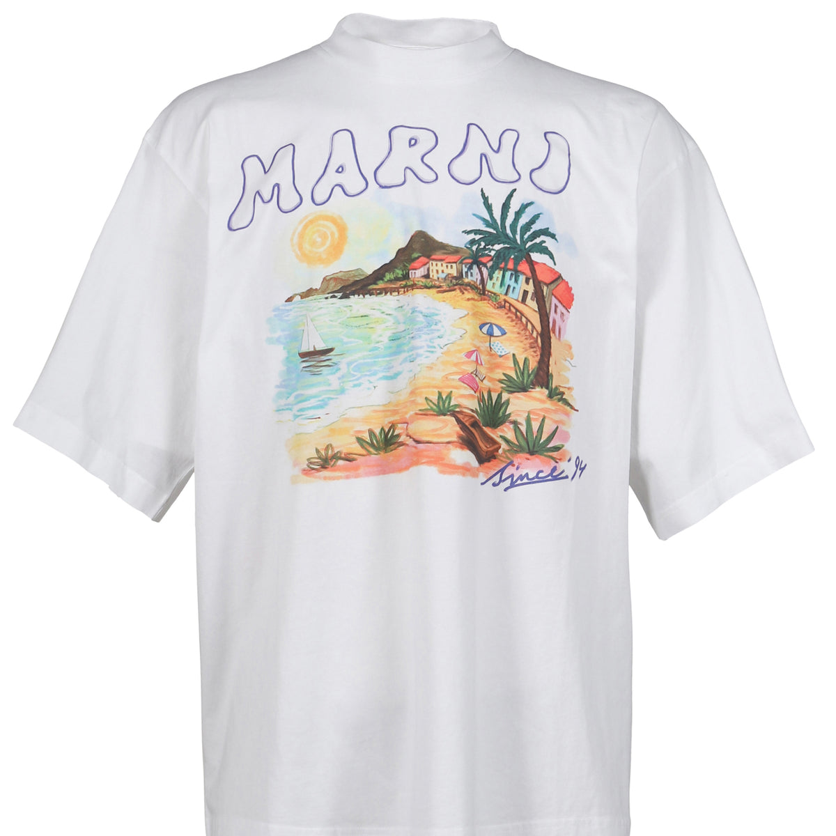 MARNI マルニ SS26 T-SHIRT / LILY WHT - NUBIAN ヌビアン