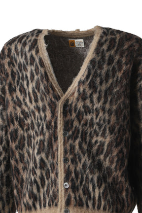 MOHAIR CARDIGAN / LEOPARD