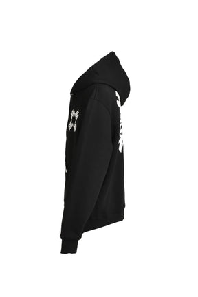 MA QUAD ZIP UP HOODIE / BLK