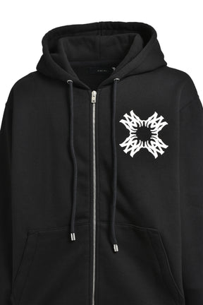 MA QUAD ZIP UP HOODIE / BLK