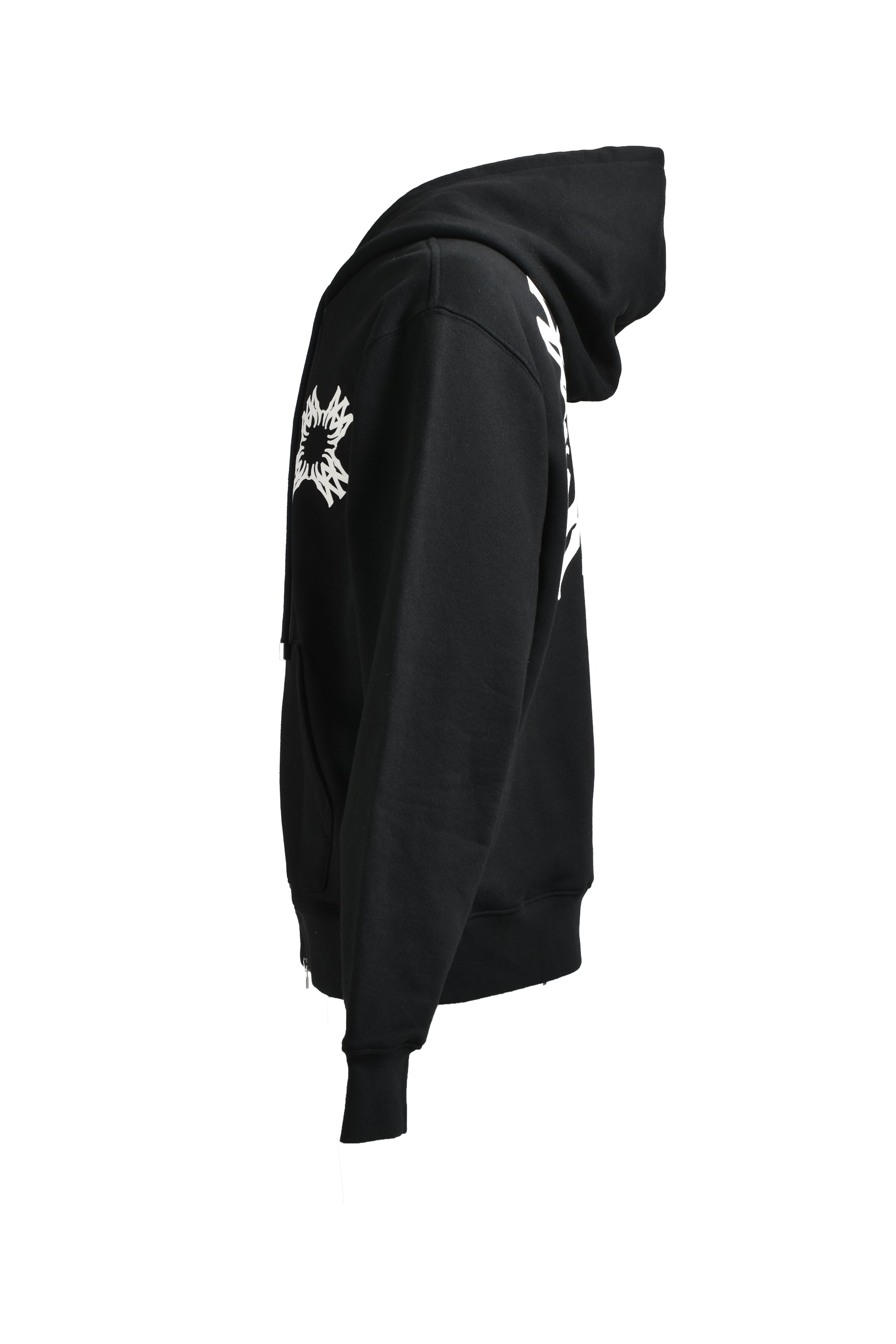 MA QUAD ZIP UP HOODIE / BLK