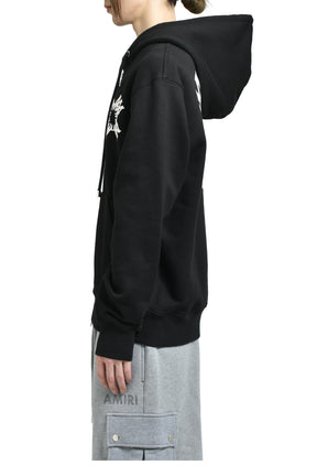 MA QUAD ZIP UP HOODIE / BLK