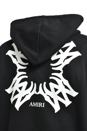MA QUAD ZIP UP HOODIE / BLK