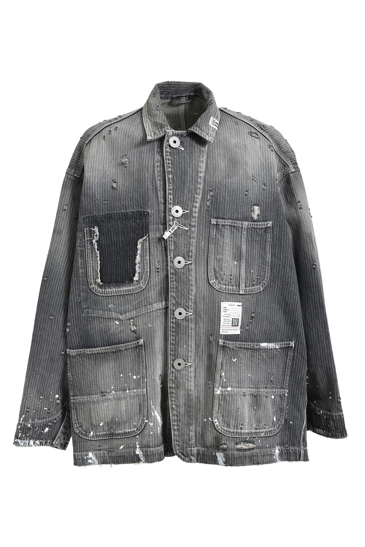 AGED CHORE JACKET / BLK