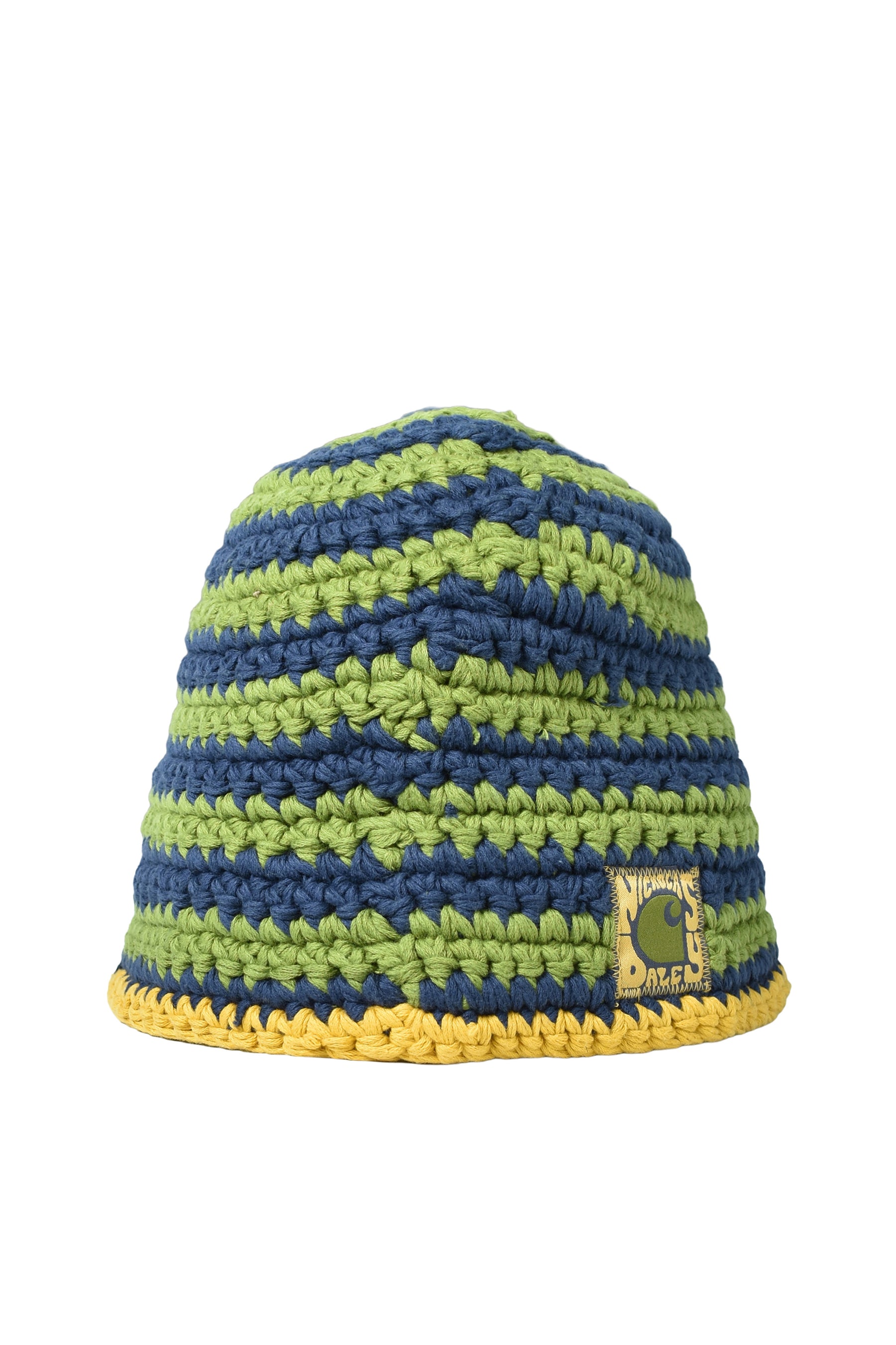 KNITTED HAT / ND TAWNY OLIVE / CEDAR GREEN / BLACK IRIS