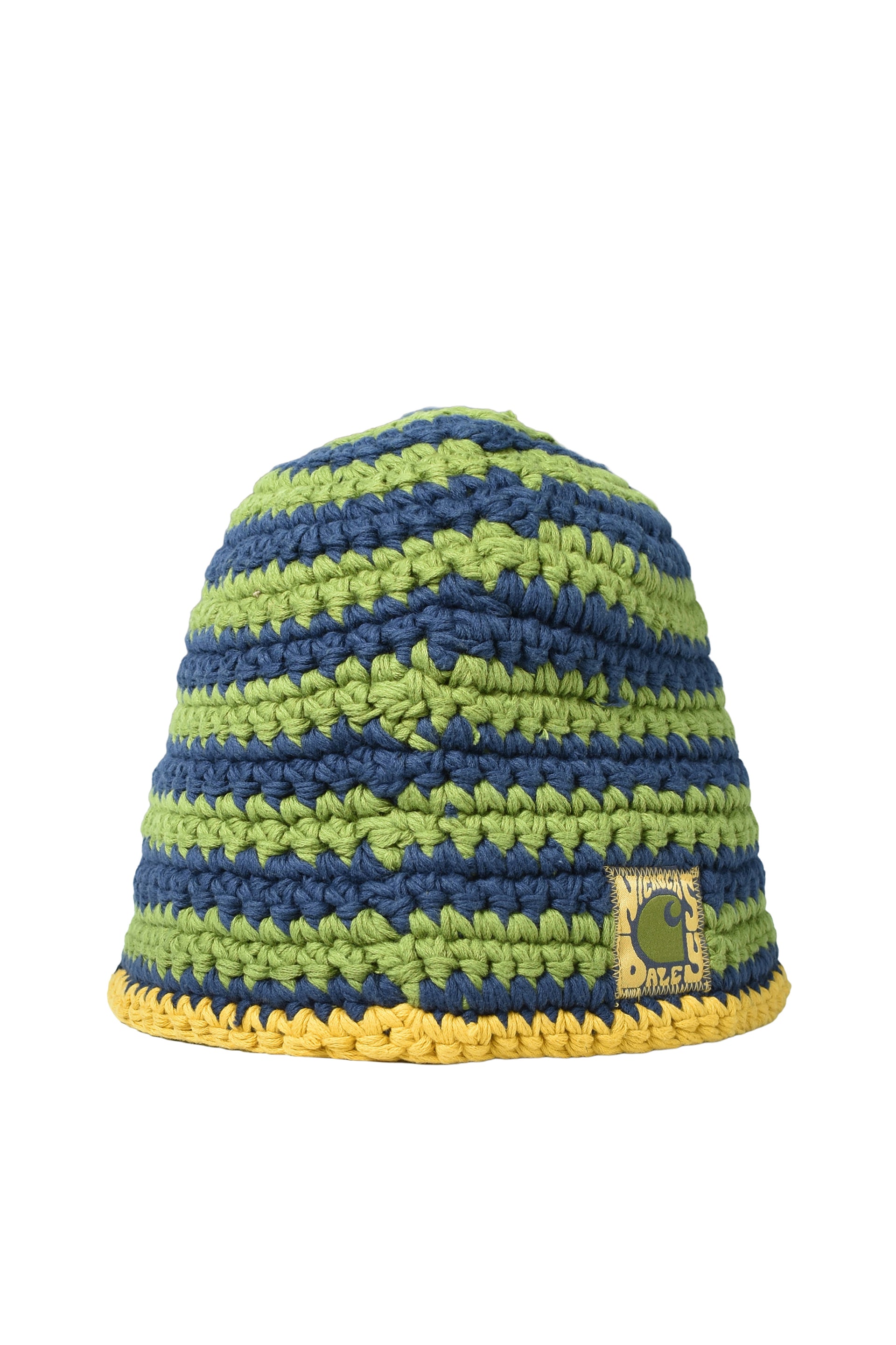 KNITTED HAT / ND TAWNY OLIVE / CEDAR GREEN / BLACK IRIS