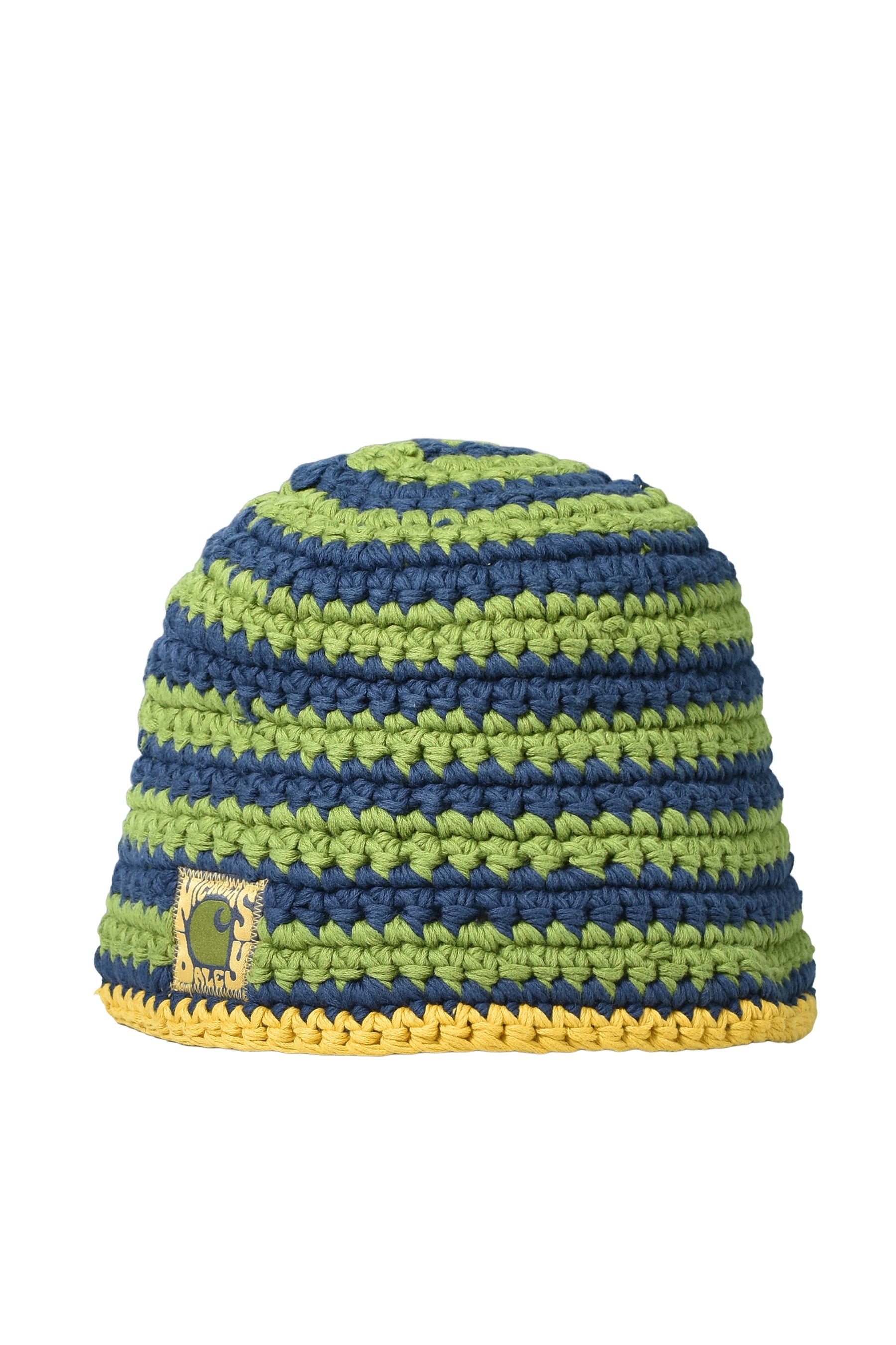 KNITTED HAT / ND TAWNY OLIVE / CEDAR GREEN / BLACK IRIS
