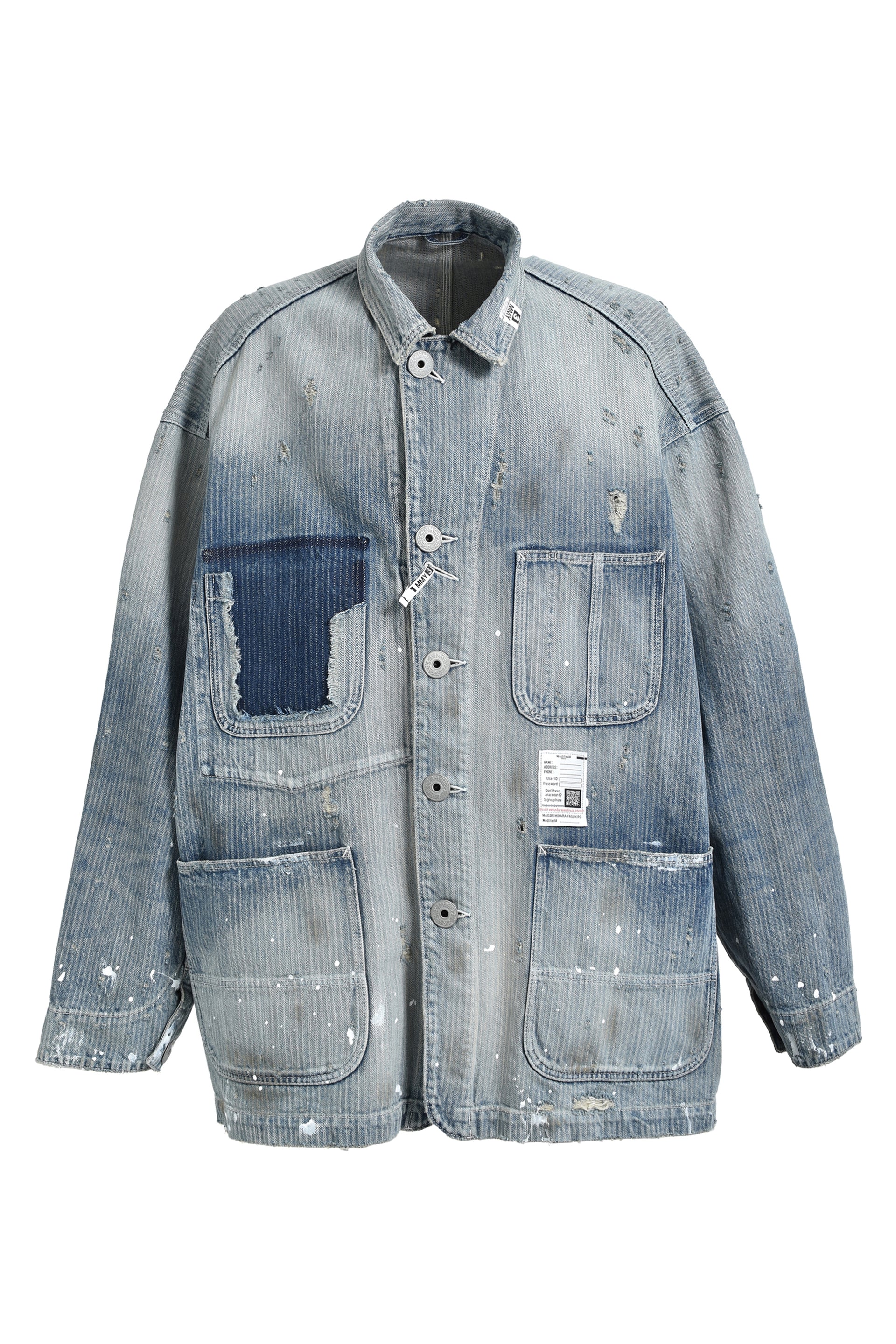 Maison MIHARA YASUHIRO AGED CHORE JACKET / IND