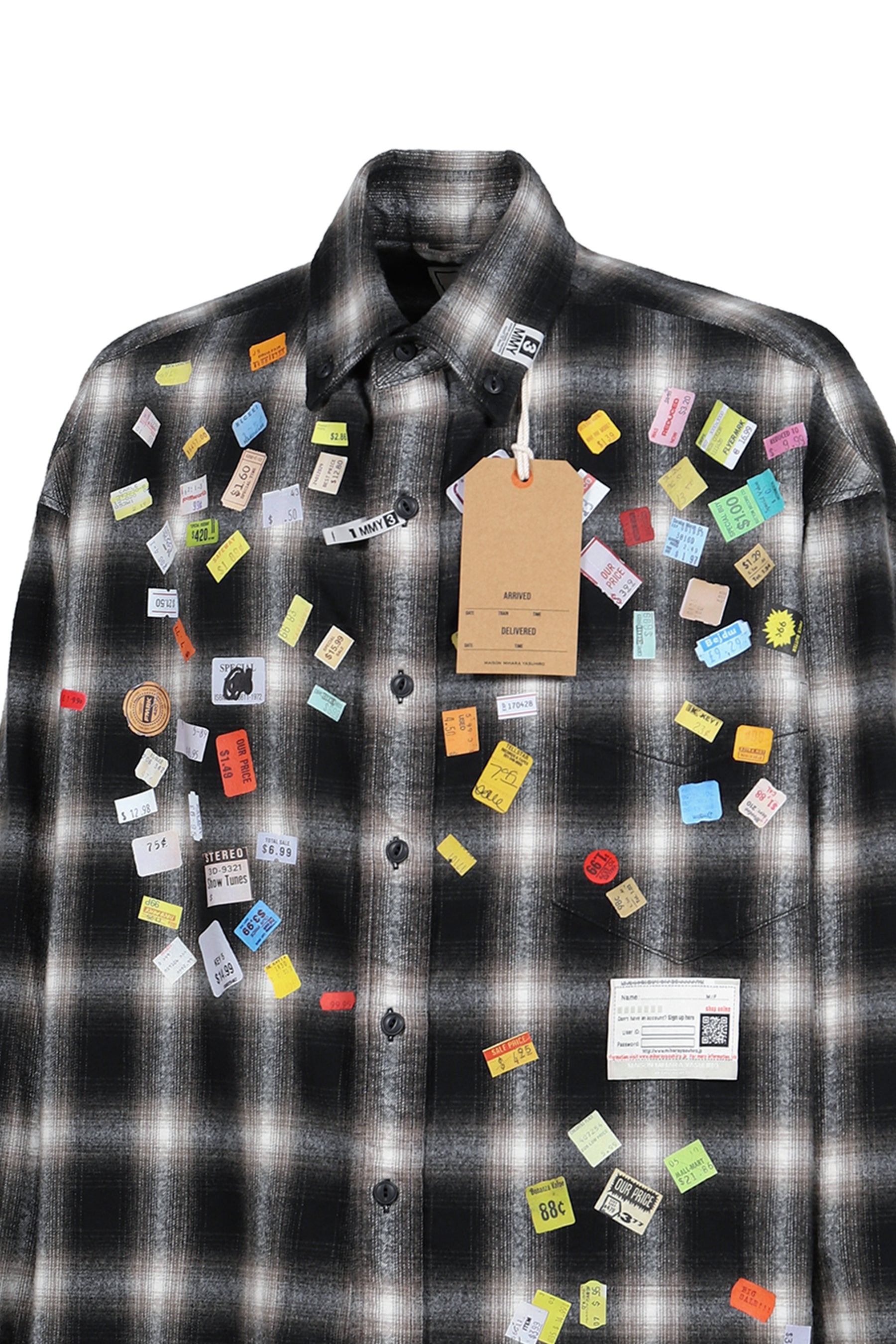 PRICE STICKER CHECK SH / BLK