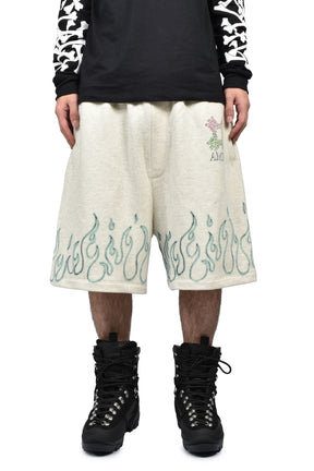 MA QUAD FLAMES SWEATSHORT / IVO