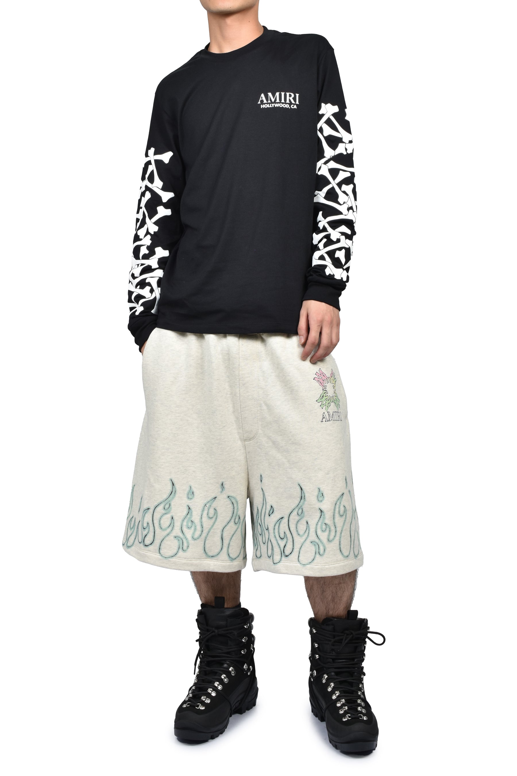 MA QUAD FLAMES SWEATSHORT / IVO