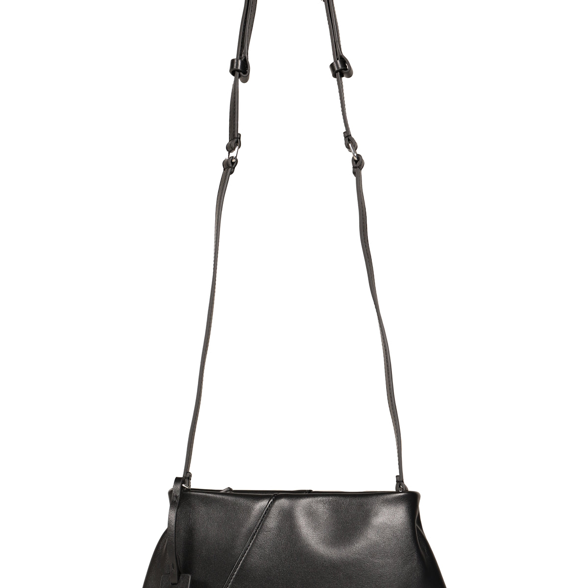 MM6 Maison Margiela FW26 FOLDED J SHOULDER BAG / BLK - NUBIAN
