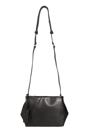 FOLDED J SHOULDER BAG / BLK