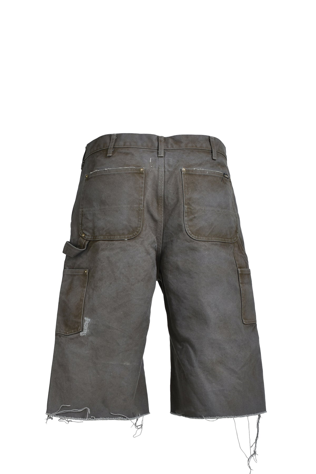 BORO DUCK PAINTER WIDE BERMUDA PANTS / GRY