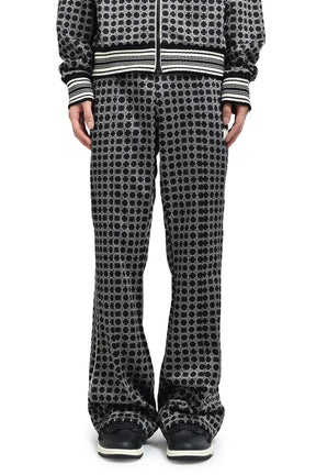 MA QUAD FLARE TRACK PANT / BLK 