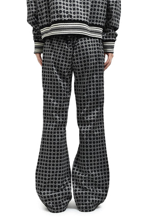 MA QUAD FLARE TRACK PANT / BLK 