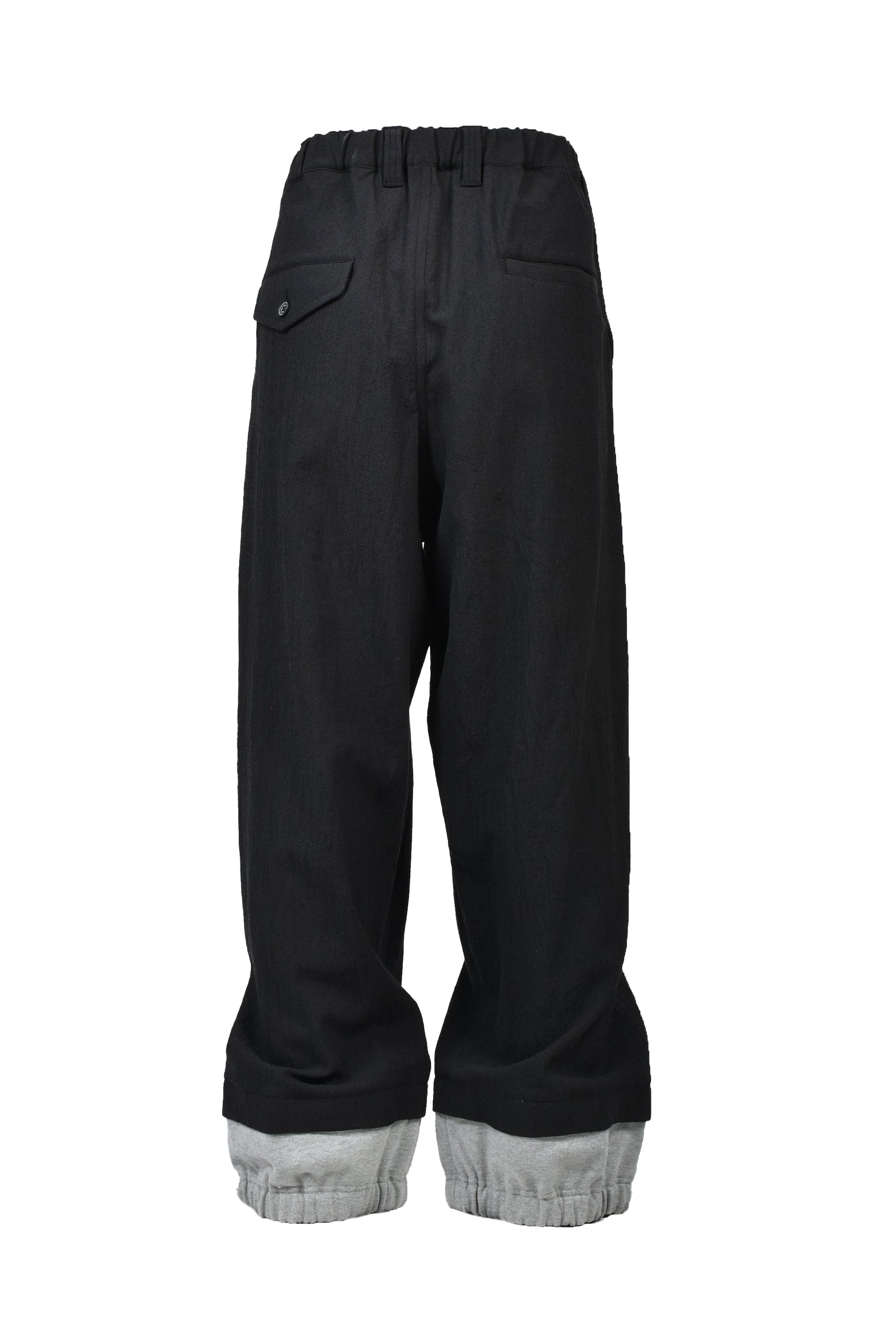 BOTTOM LAYERD TROUSERS / BLK