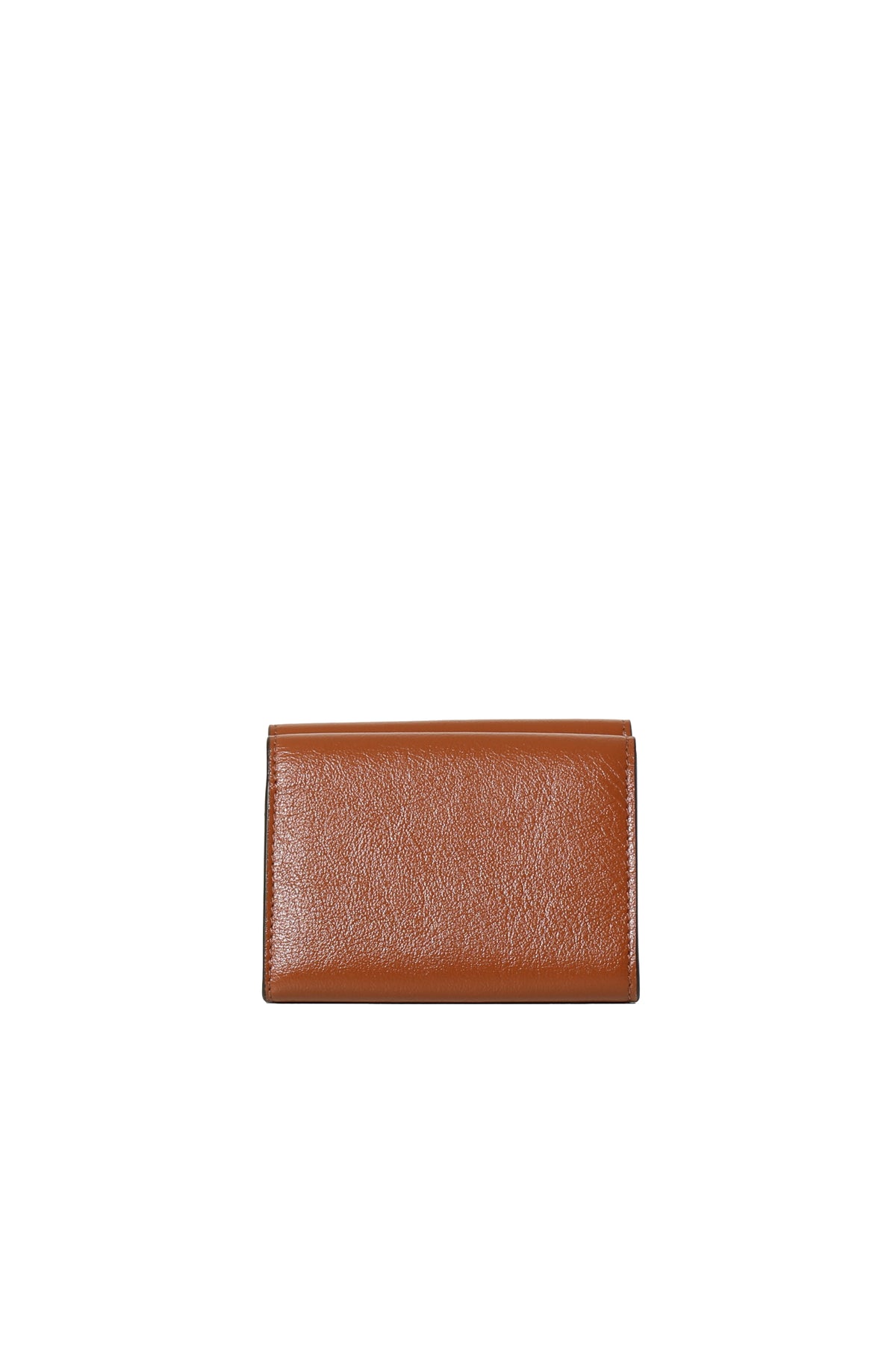 Marni - Marni Logo Calfskin Tri-Fold Wallet-Brown