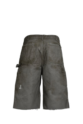 BORO DUCK PAINTER WIDE BERMUDA PANTS / GRY