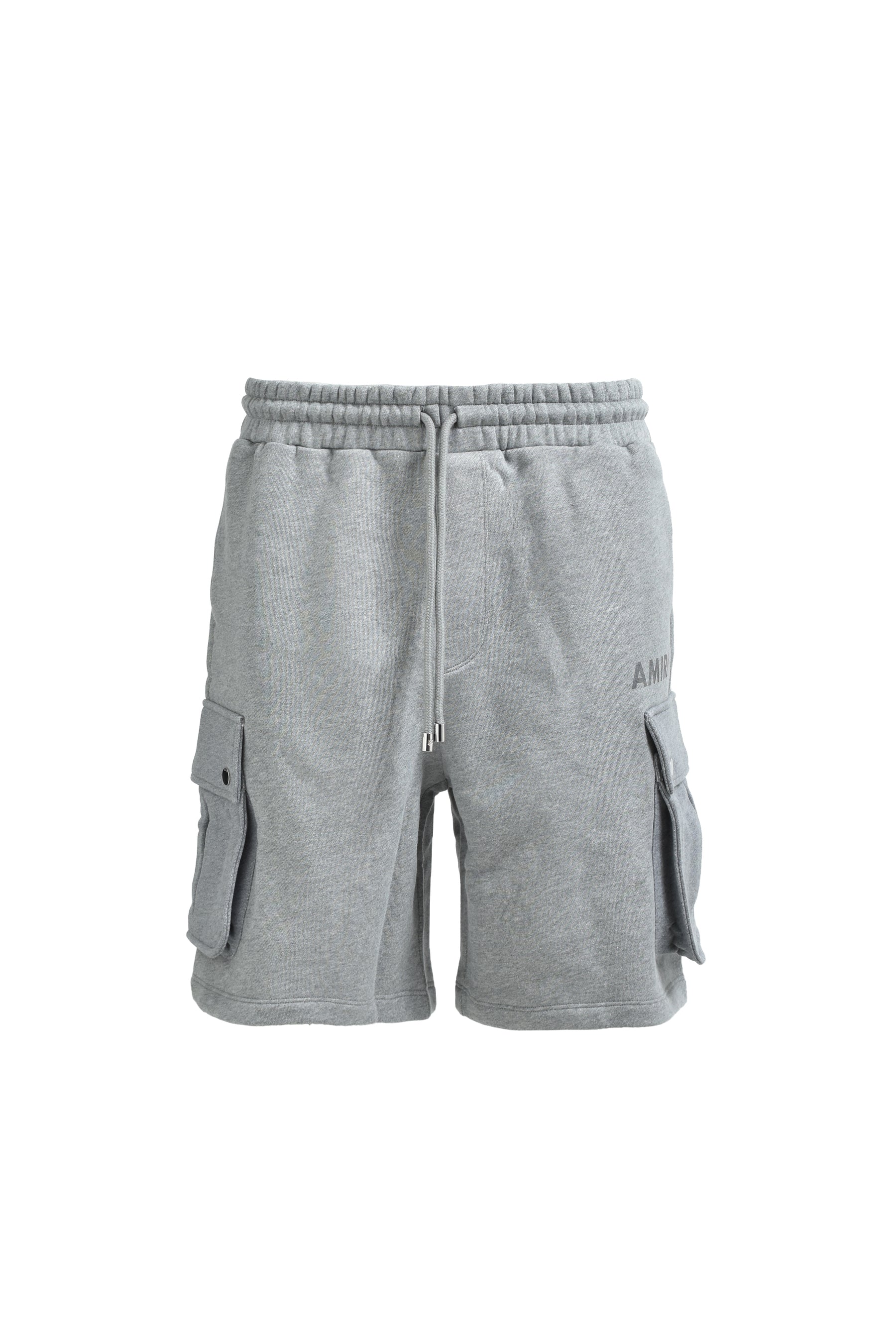 AMIRI STENCIL CARGO SHORT / GRY