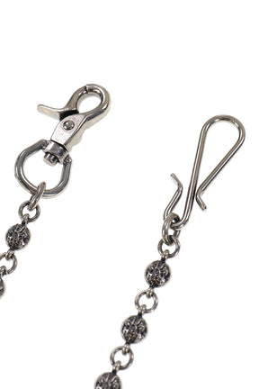 C/OM "KMY BALL" WALLET CHAIN / BLK